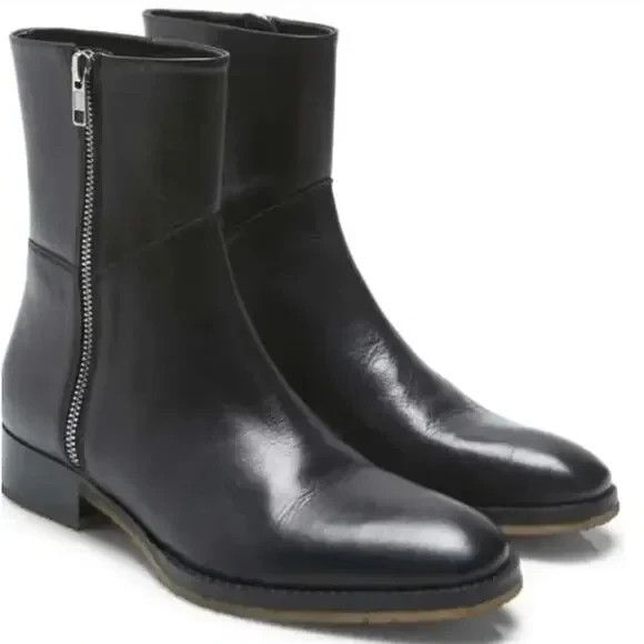 Free People Women's Luna Ankle Boots Black Leather Size EU 37.5 / US 7.5 M NIB - Picture 3 of 15